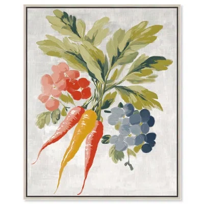 Art Remedy Rabbit's Bouquet Ii Kitchen Art Canvas Print By  In Gallery Wrapped