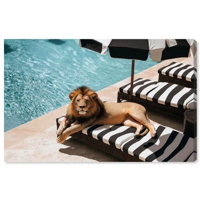 Art Remedy Retro Photography Canvas, King Of Comfort In Wrapped Canvas