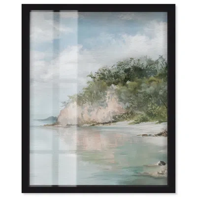 Art Remedy Seaside Mist Shadowbox Print Coastal Decor By  In Black
