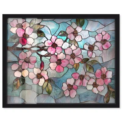 Art Remedy Shimmering Spring Blossoms I Shadowbox Print Farmhouse Floral Art By  In Black