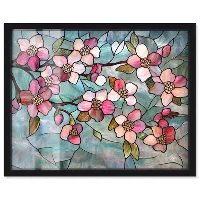 Art Remedy Shimmering Spring Blossoms I Shadowbox Print Farmhouse Floral Art By  In Black