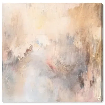 Art Remedy Smeared Codex (ii) Canvas Minimalist Abstracts By  In Wrapped Canvas