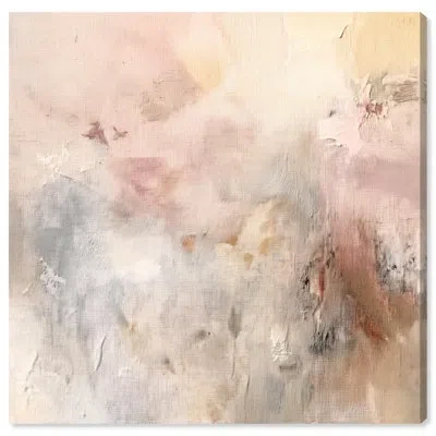 Art Remedy Smeared Codex (v) Canvas Minimalist Abstracts By  In Wrapped Canvas