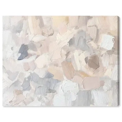 Art Remedy Soft Colors Fade I Canvas Neutral Art Decor By  In Wrapped Canvas