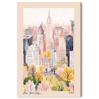 Art Remedy Soft Spring New York Canvas Cute Travel Art By  In Wrapped Canvas