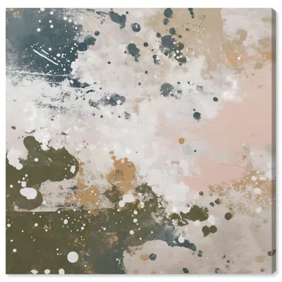 Art Remedy Splatter Effect I Abstract Art Canvas Print By  In Gallery Wrapped