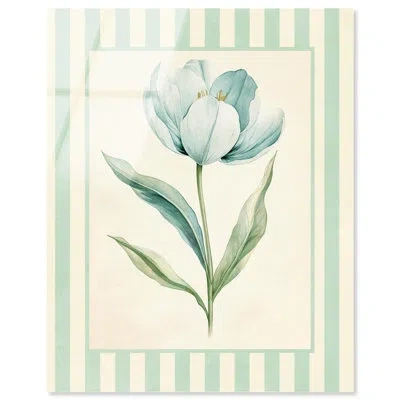 Art Remedy Spring Days Flower Acrylic Print Botanical Art By  In Blue