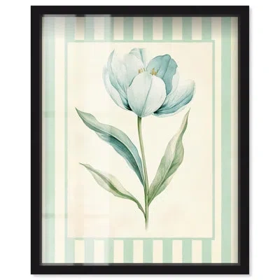 Art Remedy Spring Days Flower Shadowbox Print Botanical Art By  In Black