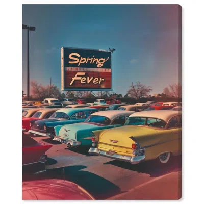 Art Remedy Spring Drive By Canvas By  In Wrapped Canvas,wrapped Canvas