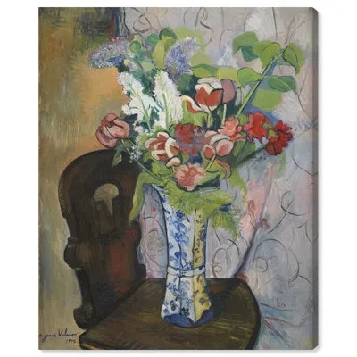 Art Remedy Spring Flowers Canvas Vintage Farmhouse Wall Art By  In Wrapped Canvas