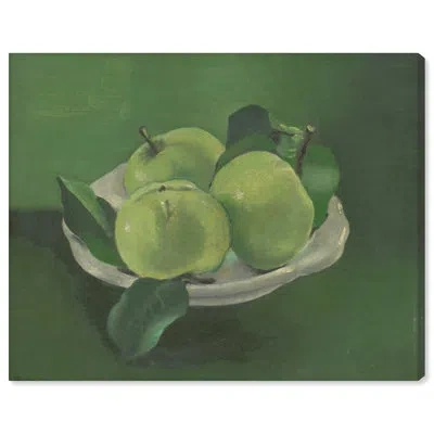 Art Remedy Still Life With Apples Canvas Vintage Kitchen Wall Art By  In Wrapped Canvas