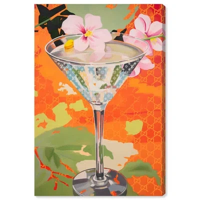 Art Remedy Sunset Cocktail Canvas Drinks And Spirits Wall Art By  In Wrapped Canvas