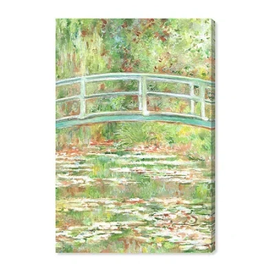 Art Remedy "the Garden" Giclee Floral And Botanical Canvas Art In Green