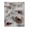 Art Remedy "the Winter February" Giclee Abstract Canvas Art In Brown