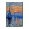 Art Remedy "till Dusk" Giclee Nautical And Coastal Canvas Art In Blue