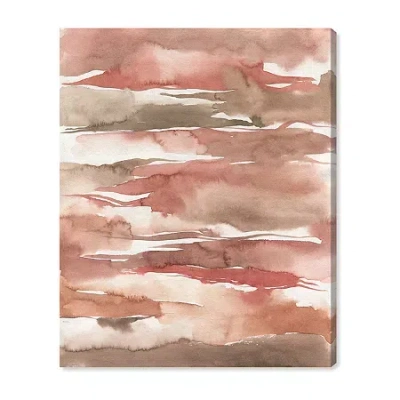 Art Remedy "tone Tinted Powders" Giclee Abstract Canvas Art In Brown