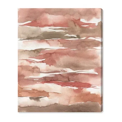 Art Remedy "tone Tinted Powders" Giclee Abstract Canvas Art In Brown