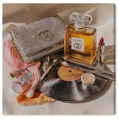 Art Remedy Vinyl Glam Collection Fashion Art Canvas Print By  In Gallery Wrapped