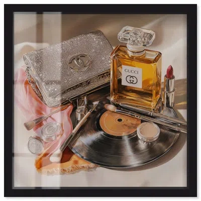 Art Remedy Vinyl Glam Collection Fashion Art Shadowbox Print By  In Black