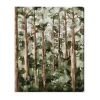Art Remedy "wildy Forest" Giclee Nature And Landscape Canvas Art In Green