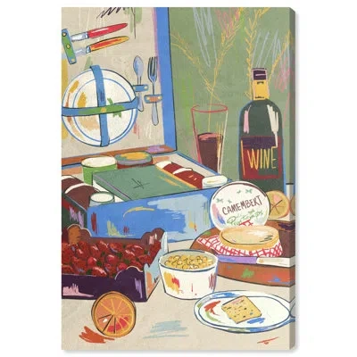 Art Remedy Wine And More Canvas Modern Kitchen Print By  In Wrapped Canvas