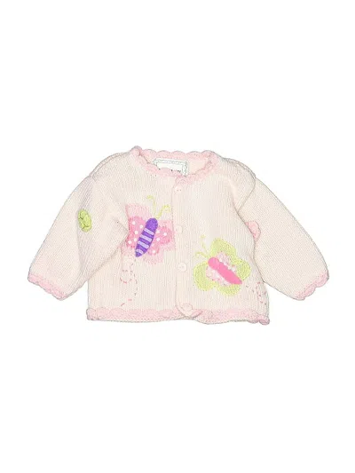 Pre-owned Art Walk Babies' Cardigan Sweater In Pink