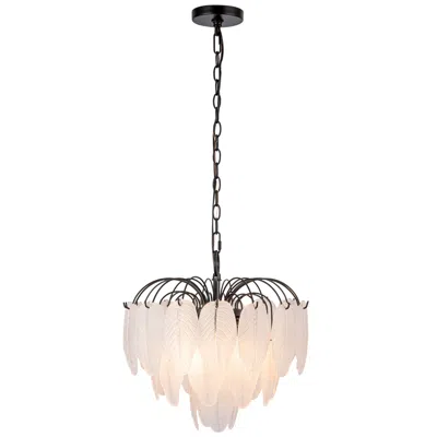 Artcraft Alessia 16 1/2" Wide Black Chandelier