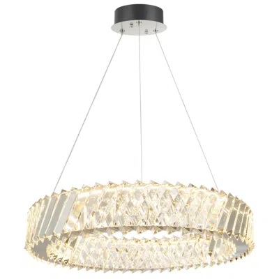 Artcraft Alya 17" Wide Polished Nickel Led Chandelier