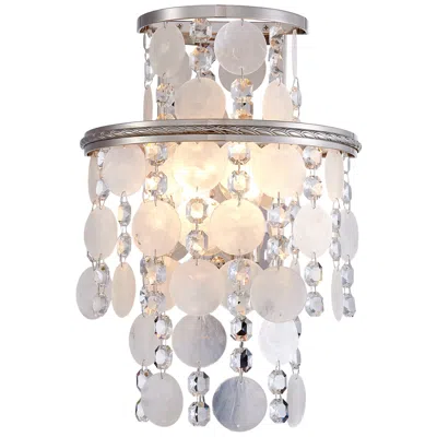 Artcraft Avara 15" High 2-light Polished Nickel Wall Sconce
