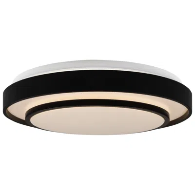 Artcraft Aziza 15" Wide Black Flush Mount