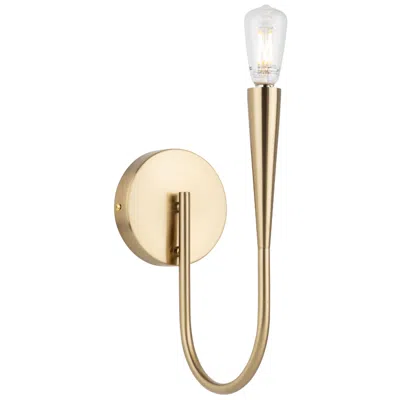 Artcraft Bronte 11" High 2-light Brass Wall Sconce