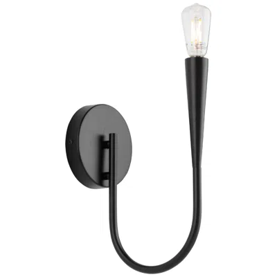 Artcraft Bronte 11" High Black Wall Sconce