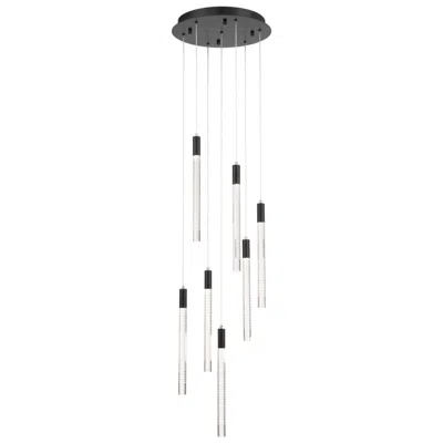 Artcraft Celine 15 3/4" Wide Black Led Multi-light Pendant