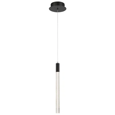 Artcraft Celine 5" Wide Black Led Mini Pendant