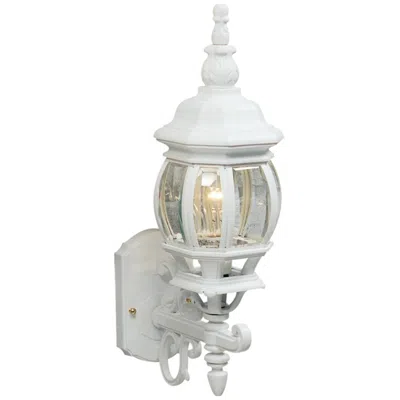 Artcraft Classico 1-light White Cast Aluminum Outdoor Wall Light