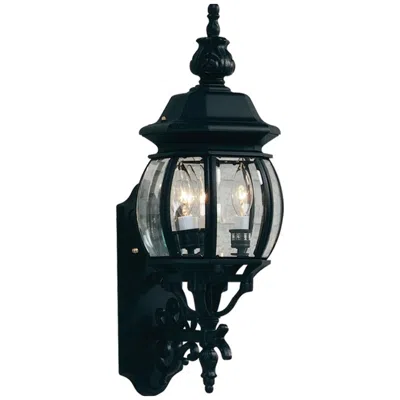 Artcraft Classico 22 1/2" High Black Outdoor Wall Light