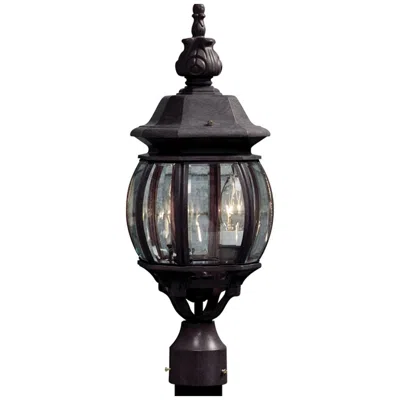 Artcraft Classico 3-light Rust  Cast Aluminum Outdoor Post Light