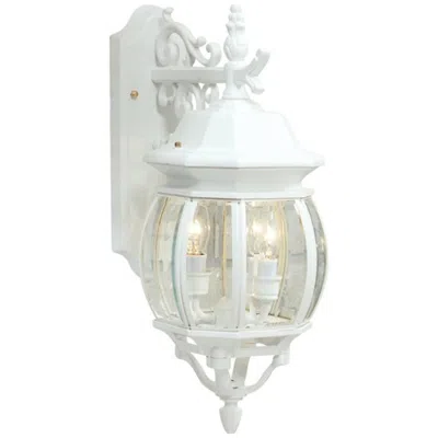 Artcraft Classico 3-light White Cast Aluminum Outdoor Wall Light