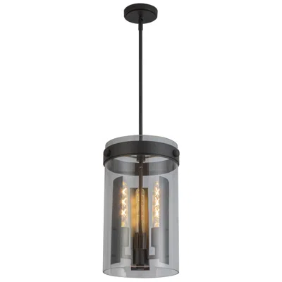 Artcraft Dahlia 10 1/4" Wide Black Mini Pendant