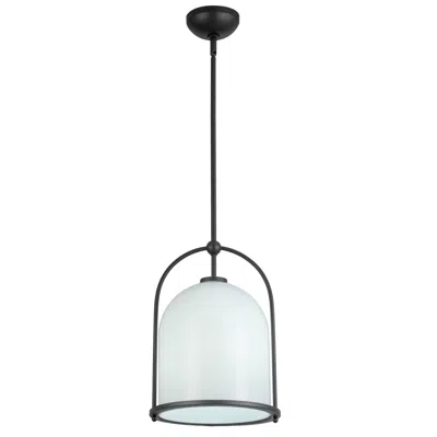 Artcraft Dahlia 11 1/2" Wide Black Mini Pendant