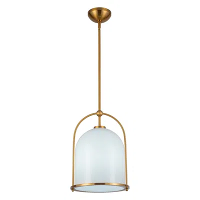 Artcraft Dahlia 11 1/2" Wide Brushed Brass Mini Pendant
