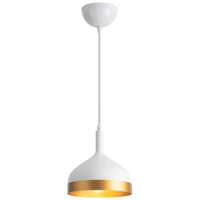 Artcraft Dash 1-light Pendant White & Gold