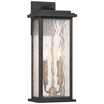 Artcraft Estate 17" High Black 2-light Outdoor Wall Light