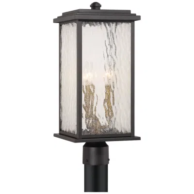 Artcraft Estate 20" High Black 3-light Outdoor Post Light