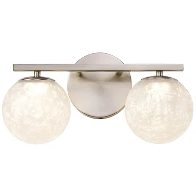 Artcraft Forma 7" High 2-light Brushed Nickel Wall Sconce