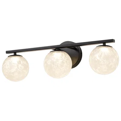 Artcraft Forma 7" High 3-light Black Wall Sconce