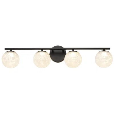 Artcraft Forma 7" High 4-light Black Wall Sconce