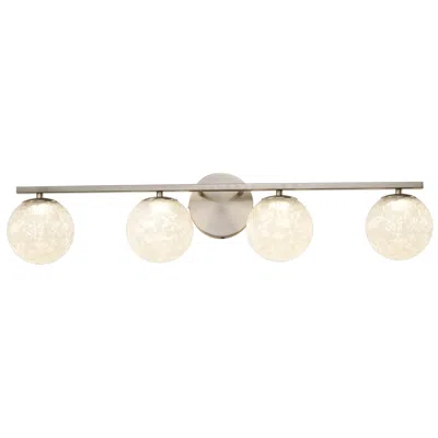 Artcraft Forma 7" High 4-light Brushed Nickel Wall Sconce