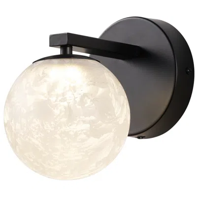 Artcraft Forma 7" High Black Wall Sconce