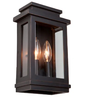 Artcraft Freemont 10 3/4" High Oil-rubbed Bronze Outdoor Wall Light